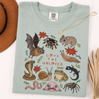 Love the Unloved Comfort Colors Shirt, Cute Weird Animal Graphic Tee, Biology Teacher Gift, Bug and Reptile Lover T-Shirt