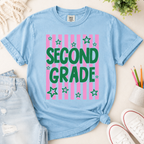 Second Grade Comfort Colors Shirt, 2nd Grade Teacher Back to School Tee, Matching Student and Teacher T-Shirt
