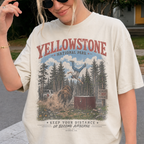 Yellowstone Do Not Pet the Fluffy Cows Comfort Colors Shirt, Funny Bison National Park Tee, Wildlife Lover Gift